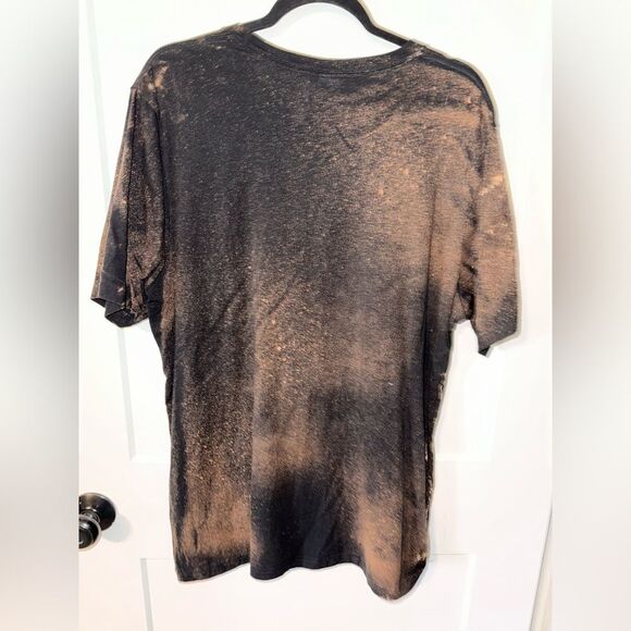 Bella Canvas Black and Brown Short Sleeve Tee with Graphic Design - Picture 3 of 3